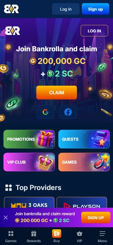 BankRolla mobile view