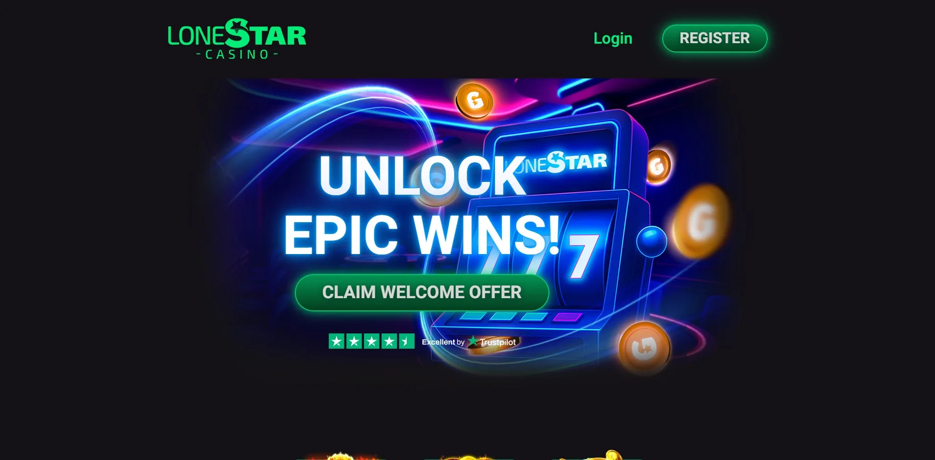 LoneStar desktop view