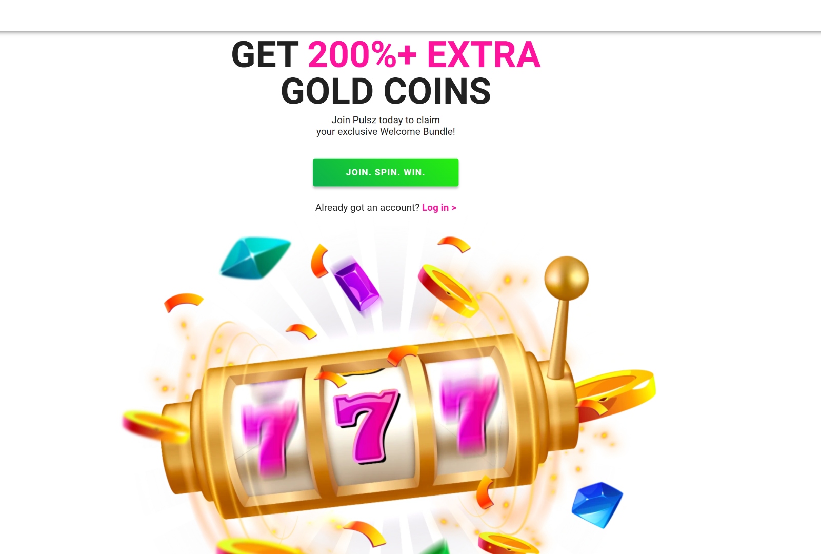 Pulsz Casino screenshot