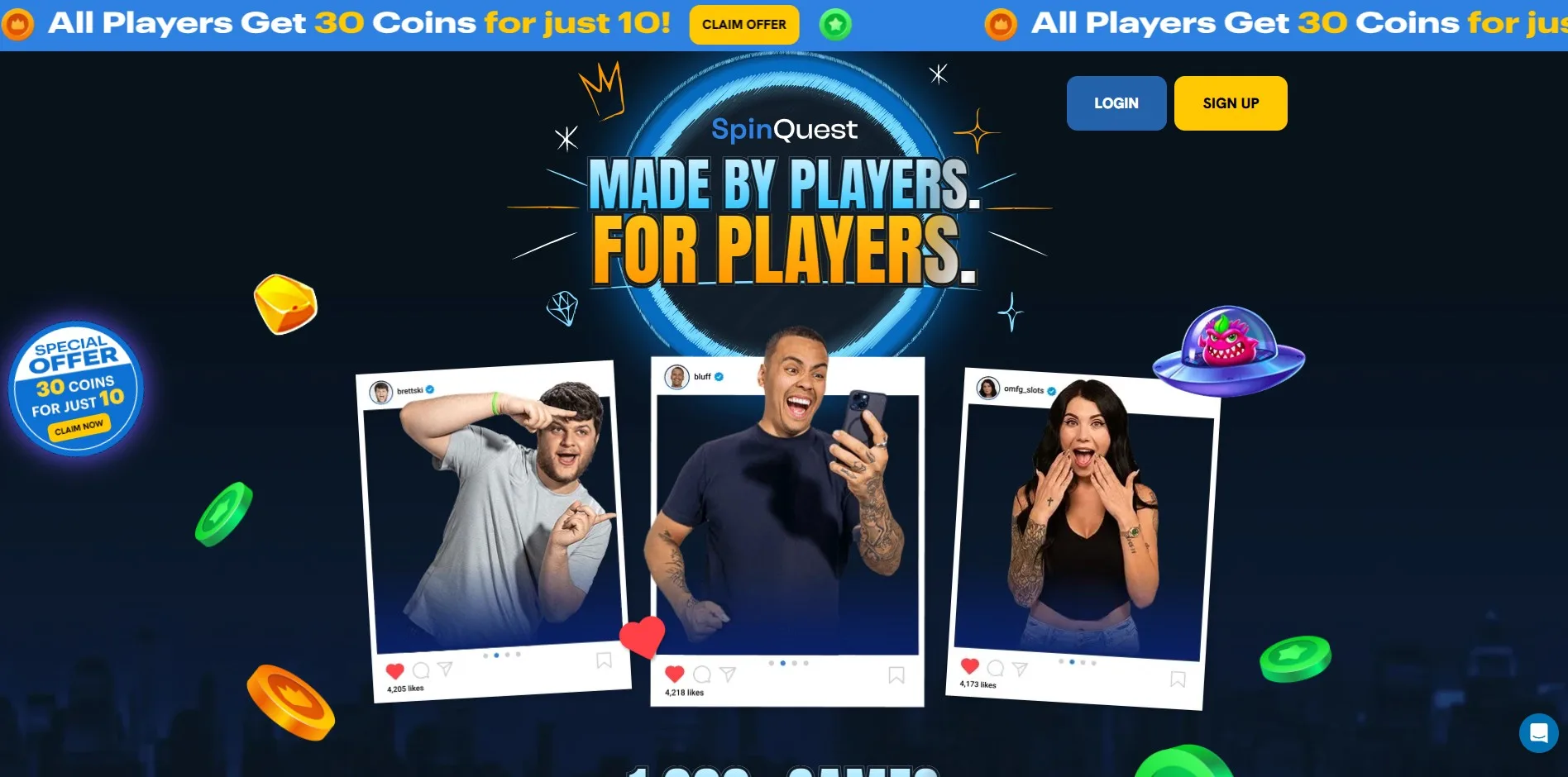 SpinQuest desktop view